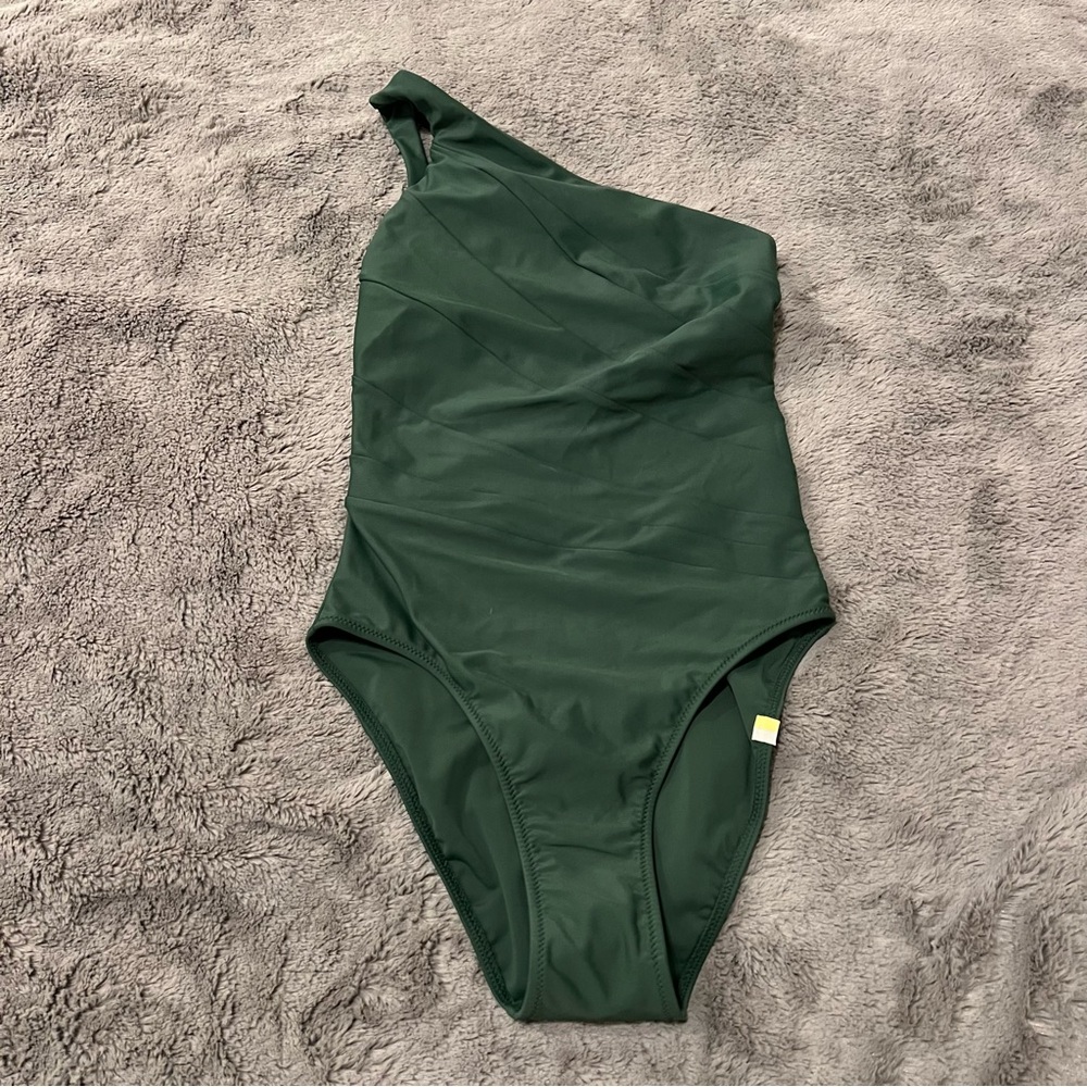 Summersalt One-Shoulder Green Swim One Piece - Picture 3 of 7